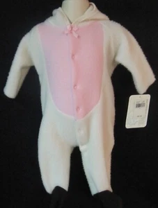 NWT Babygro White Lamb Hooded and Footed Costume Size Medium - Picture 1 of 5