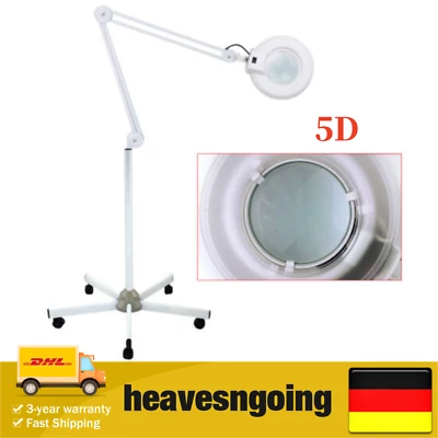 5-Dioptrien 5D Lupenleuchte Lupenlampe Lupen Kosmetik Schminklampe mit Stativ - Bild 1 von 4