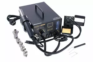 Aoyue Int968a+ Hot 3 IN 1 SMD Rework Station Lötrauchabsaugung 550W - Bild 1 von 7