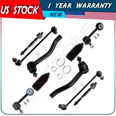 Barra estabilizadora de dirección delantera trasera para Nissan Altima 2007-10 11 12 13 extremo de varilla de amarre Foto 1 de 4