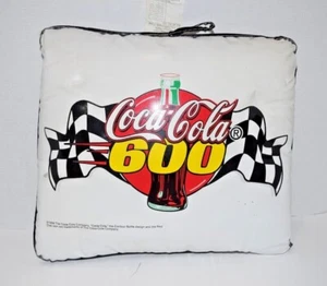 VTG 1999 Coca Cola Lowe's Motor Speedway Charlotte Throw Pillow Nascar Fan - Picture 1 of 6