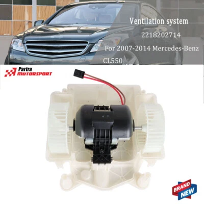 For Mercedes-Benz CL600 CL550 CL63 S550 AMG 2009-2013 2014 HVAC Blower Motor - Image 1 of 4