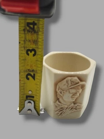 Jeff Gordon Embossed Ceramic Toothpick Holder Shot Glass Candle 1997 NASCAR #24 Cover
