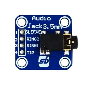 TRRS 3.5mm Audio Jack Breakout Headphone Audio Video Mp3 3.5mm Jack Socket - Picture 1 of 4