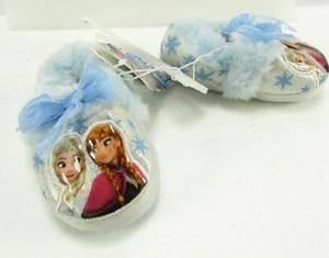 Disney Frozen Elsa & Anna Toddler Multicolor Slippers Shoes Slippers Small 5/6 - Picture 1 of 6