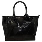 Metallic Shopper Bag Shoulder Handbag Tote Shining Texture Satchel Purse E1833