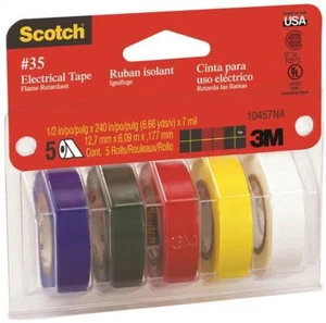 Scotch 10457 Electrical Tape Kit, PVC Backing - Picture 1 of 1