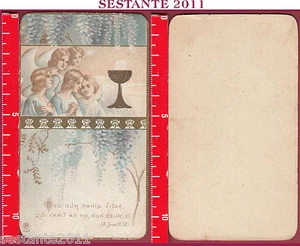 2232 SANTINO HOLY CARD EGO SUM PANIS VITAE EUCARESTIA SS. SACRAMENTO AR 421 - Picture 1 of 1