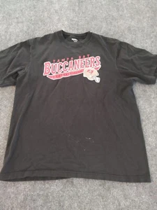 Tampa Bay Buccaneers Football NFL REEBOK T-Shirt Gray Black XL Short Sleeve - Picture 1 of 9