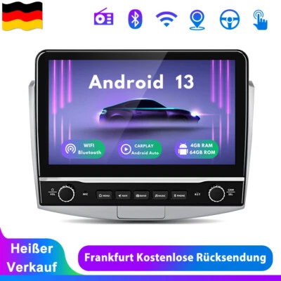 10.1" Android 13 Carplay Autoradio GPS Nav WIFI BT 4+64G Für Passat B7 10-2015 - Bild 1 von 4