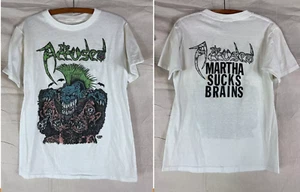 The Accused Martha Sucks Brains Vintage 1986 White All Size T-Shirt - Bild 1 von 1