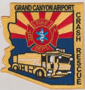Grand Canyon AZ Airport Fire EMS Rescue patch - Picture 1 of 1