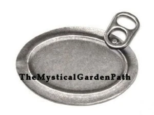 4 Antiqued Metal 2 3/8" x 3 3/8" Oval Lid Photo Frame Altered Art Designs * - Picture 1 of 1