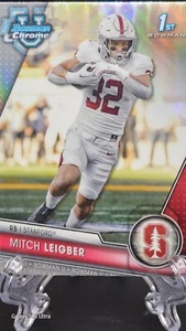 MITCH LEIGBER 2023 BOWMAN CHROME U 1ST BOWMAN refractor Stanford - Picture 1 of 8