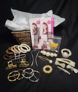 Hair Hair Everywhere! Basket Full of Hair Accessories - Picture 1 of 11