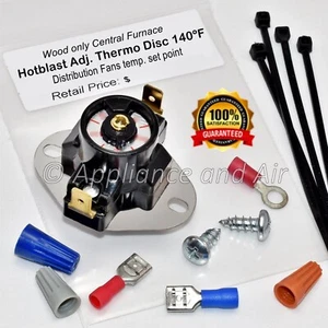Hotblast 80388 Adjustable Thermodisc for Air Blower Fans, Ships TODAY! - Picture 1 of 8
