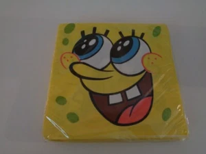 SPONGEBOB PARTY 1 PACK BEVERAGE NAPKINS 16ct, 2 PLY MADE IN USA NEW - Picture 1 of 1