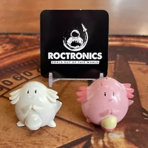 Lote de 2 TOMY Pokemon Figura Juguete CGTSJ Chansey Blanco y Rosa - Imagen 1 de 13