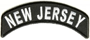 Parche de motociclista New Jersey Mini Rocker - Imagen 1 de 1