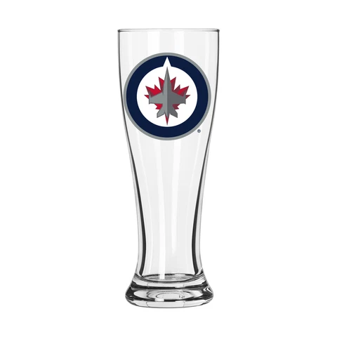 Winnipeg Jets Letterman Logo 16oz. Pilsner Glass Cover