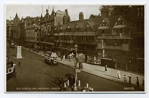 GB London postcard of Old Staple Inn Holborn - Picture 1 of 2