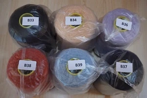 BK1 (44€/kg) 1500g HARMONY EFFEKTGARN KONVOLUT FARBMIX (7) Zwirn Wolle Paket - Bild 1 von 13