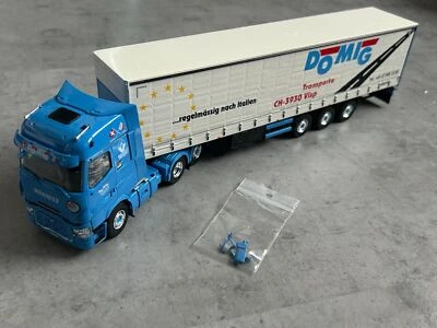 Tekno 1:50 Domig Renault T 6x2 + rimorchio a 3 assi - Immagine 1 di 3