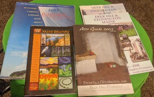 Deer Isle & Stonington Maine Mt. Desert Bar Harbor 2002 -08 Art & Travel Guides - Imagen 1 de 6
