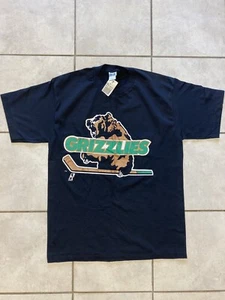 NWT 1994-95 Denver Grizzlies T-Shirt Competitor 90s Large IHL Hockey Defunct - Picture 1 of 7
