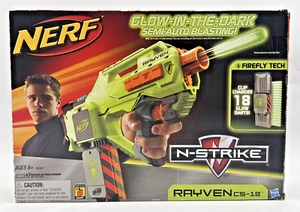 NERF N-Strike Raven CS-18 Glow-in-the-Dark sabbiatura semi-automatica - scatola aperta - Foto 1 di 13