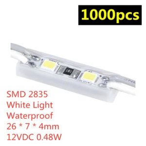 IP65 SMD 2835 12VDC Waterproof LED Module White Light, 0.48W 26*7*4mm* 1000pcs - Picture 1 of 4