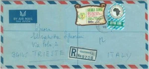 83839 - Sierra Leona - Sellos autoadhesivos en CUBIERTA 1970 minerales DIAMANTES mapas - Imagen 1 de 1