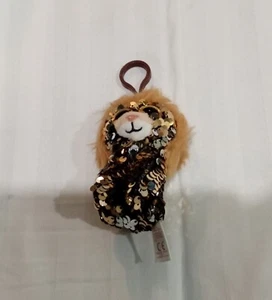 Ty Flippables-REGAL The Sequin Lion 3" Clip  - Picture 1 of 6
