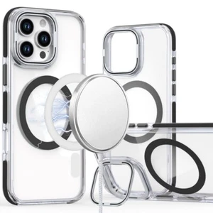 Funda para iPhone 16 Pro 6,3 pulgadas círculo magnético cámara lente soporte + vidrio templado - Imagen 1 de 32