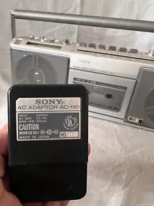 Vintage Sony CFS-7 AM/FM Stereo Radio work Cassette Recorder not Working - Picture 1 of 12