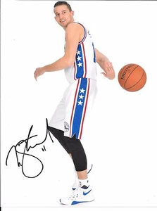 NIK STAUSKAS SIGNED PHILADELPHIA 76ERS 8X10 PHOTO MICHIGAN W/COA - Picture 1 of 1