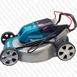 Makita DLM463PT2 LXT Akku-Rasenmäher blau/schwarz 2x 18V 60 Liter Fangvolumen - Bild 1 von 17