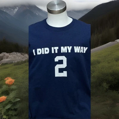 New York Yankees T Shirt Derek Jeter Tribute (Frank Sinatra) I Did It My Way 2 — 第 1/3 张图片
