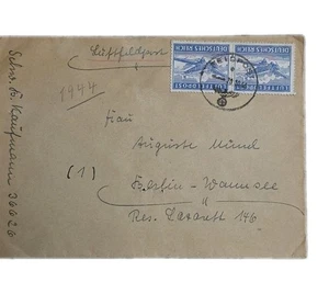 Feldpost Beleg 1944 FPN 36626 Kriegslazarett.902 an Reserve Lazarett 146 WW2 - Picture 1 of 3