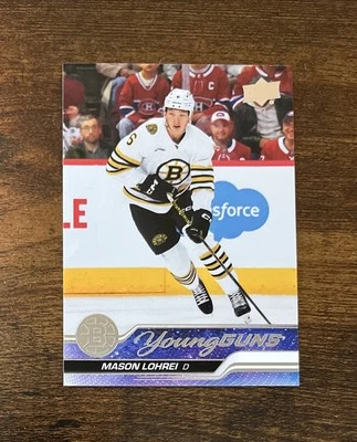 2023-24 Upper Deck Series 2 Young Guns #497 Mason Lohrei Rookie Boston Bruins RC - Image 1 of 2