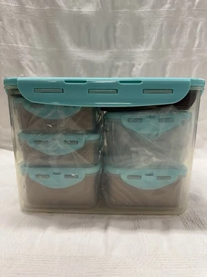 Juego de 6 piezas Lock & Lock nuevo en forma rectangular Foto 1 de 3