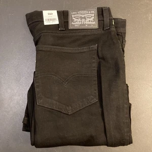 Levi's 541 Jeans Men's 44x32 Black Athletic Taper Fit Stretch Sits At Waist - Picture 1 of 9