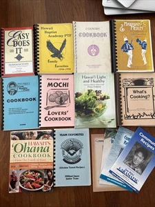 Riesiges Set Hawaii Kochbücher (Lot A) (10 Bücher 4 Broschüren) - Bild 1 von 6