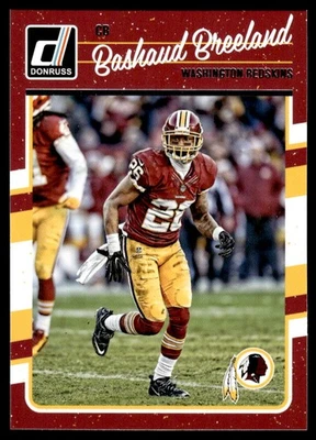 2016 Donruss #300  Bashaud Breeland        Washington Redskins - Image 1 of 2