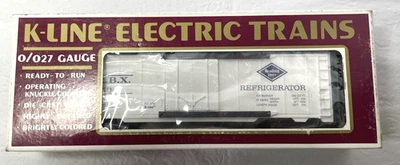 K-Line Electric Trains O/027 Gauge MRBX 7504 Reading Lines Refrigerator Car - Image 1 of 4