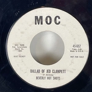 Beverly Hot Shots Ballad of Jed Campett, Carroll County Blues 45 MOC - Picture 1 of 3