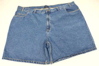 Harbor Bay Men's Jean Shorts  7in L ~5 Pocket~Med/Dark Wash ~Read 56W~FIT 54W in - Image 1 of 4