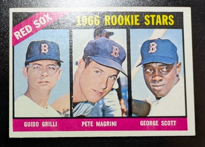 1966 Topps High # Guido Grilli Pete Magrini George Scott 558 Rookie RC EX+/EX MT Foto 1 de 2