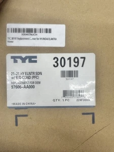 Tyc Ac Condenser 21-25 hy Elantra - Picture 1 of 3