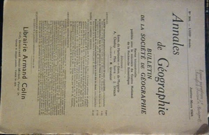 Annales de géographie N°309 Janvier-Mars 1949 | Collectif | Bon état - Imagen 1 de 1